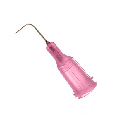 Techcon 20 Gauge 0.5" Pink TE 90° Bent Dispensing Tip (TE720050B90PK)